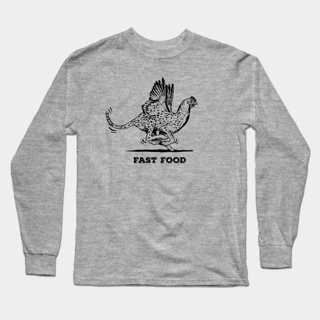 FAST FOOD Long Sleeve T-Shirt by ARTMAN